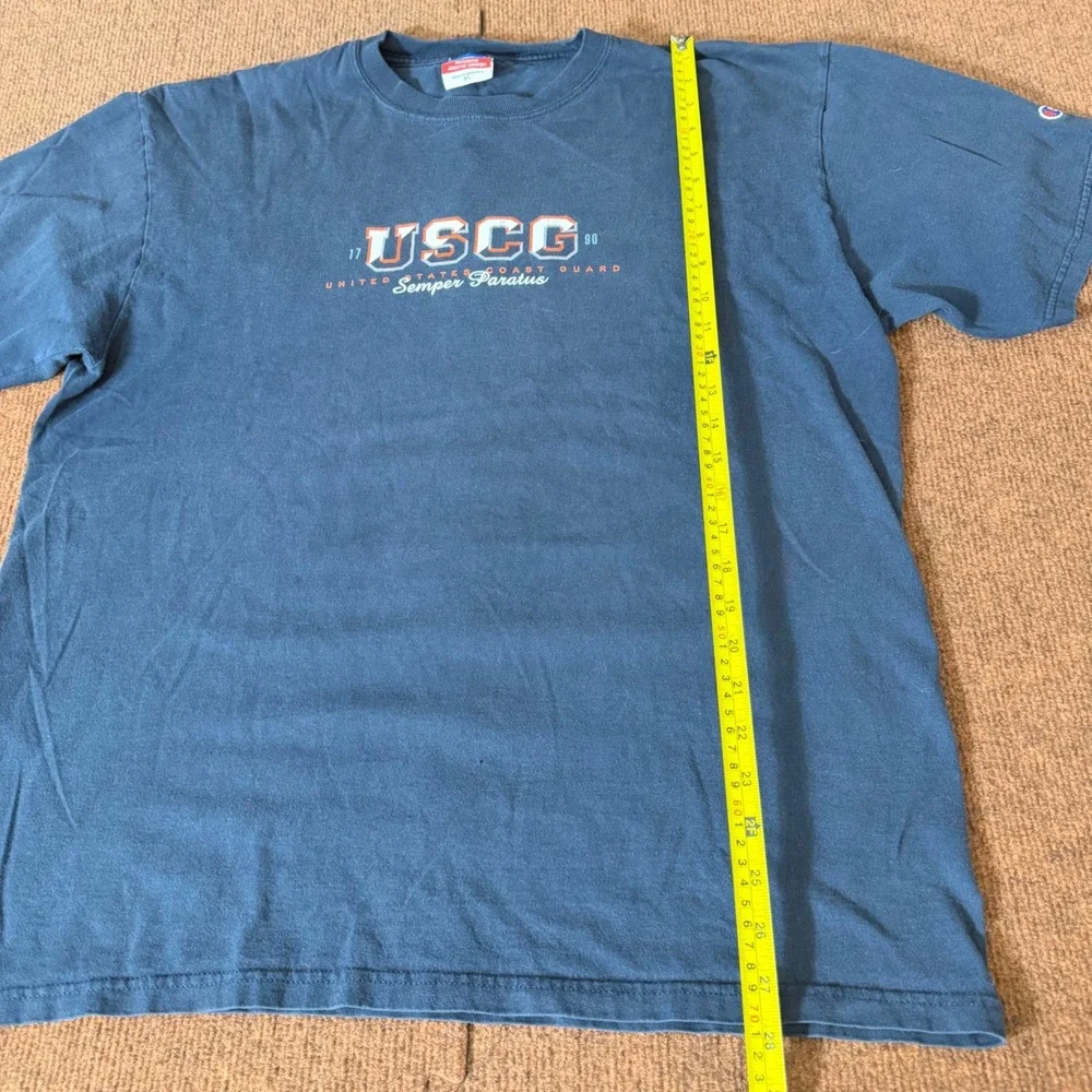 Champion USCG United States Coast Guard T-Shirt Mens XL Navy Semper Paratus Tee - Picture 4 of 9